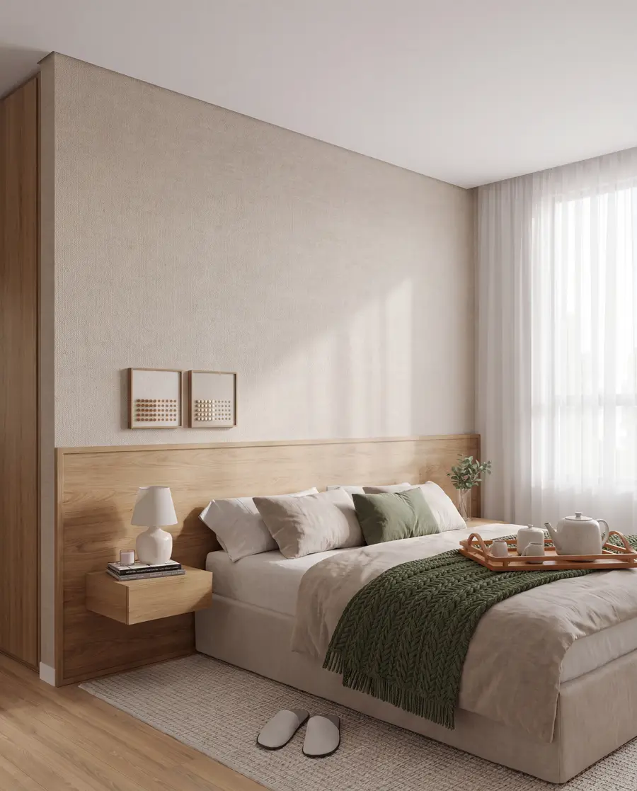 Quarto, imagem gerada pelo Reddo